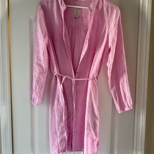 Joie Light Pink Linen Dress